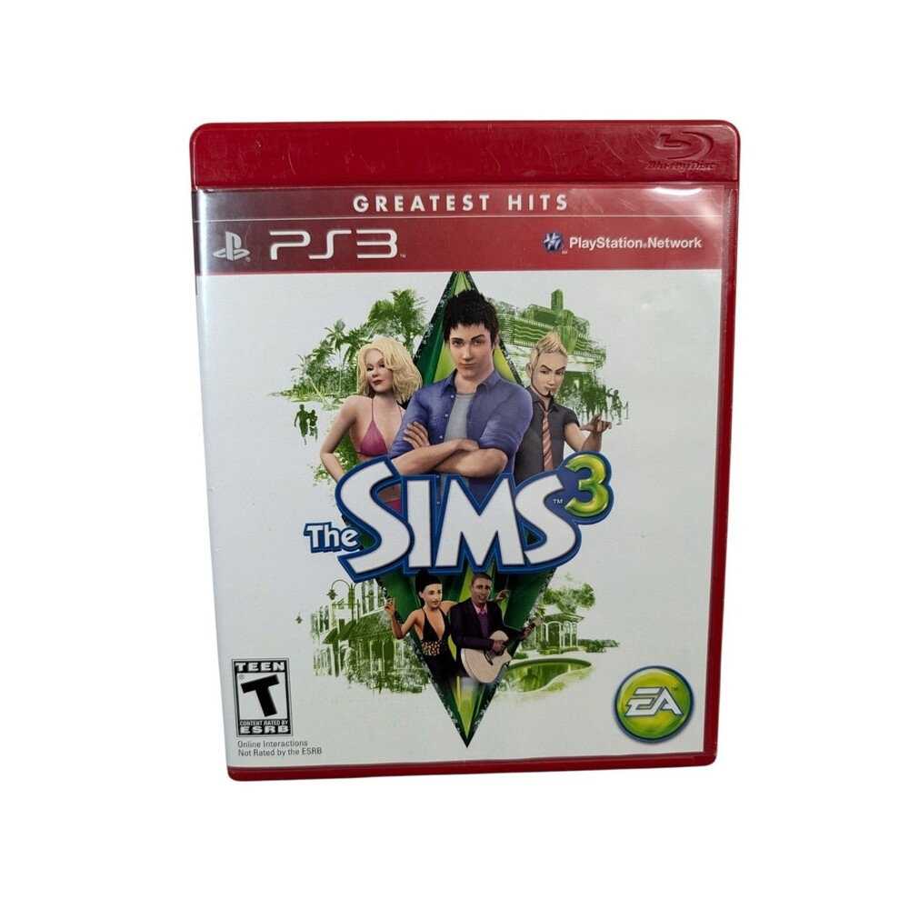 The Sims 3 -- Greatest Hits (Sony PlayStation 3 / PS3, 2012) includes insert